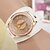 cheap Bracelet Watches-yoonheel Women&#039;s Fashion Watch / Bracelet Watch Leather Band Bohemian Gold