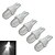 abordables Ampoules électriques-5pcs 0.5 W Lampe de Décoration 30 lm T10 1 Perles LED Blanc Froid 12 V / 5 pièces