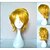 Χαμηλού Κόστους Περούκες μεταμφιέσεων-Περούκες για Στολές Ηρώων Συνθετικές Περούκες Σγουρά Σγουρά Περούκα Ξανθό Ξανθό Συνθετικά μαλλιά Γυναικεία Ξανθό