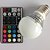 billiga Glödlampor-LED-globlampor E26 / E27 A50 1 LED-pärlor Högeffekts-LED Bimbar Fjärrstyrd Dekorativ RGB 85-265 V / 1 st / RoHs