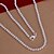 billiga Modehalsband-Dam Kedje Halsband damer Minimalistisk Stil Sterlingsilver Halsband Smycken 1st Till Bröllop Fest Tillfällig Dagligen