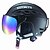 Недорогие Лыжные шлемы-Лыжный шлем Универсальные Катание на лыжах Фигурное катание Горные лыжи Шлем с Googles Half Shell прибыль на акцию ABS ASTM CE