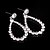 cheap Earrings-Luxurious Crystal Gender Silver Category With Gemstone For Women Wedding Party Earring