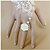cheap Bracelets-White Chain Alloy Bracelet Jewelry White For Wedding