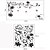 preiswerte Wand-Sticker-Blumen / Cartoon Design Wand-Sticker Flugzeug-Wand Sticker Dekorative Wand Sticker, Vinyl Haus Dekoration Wandtattoo Wand Dekoration / Waschbar / Abziehbar