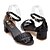 cheap Women&#039;s Sandals-Women&#039;s Shoes Cute Chunky Heel Gladiator/Comfort/Open Toe Sandals Casual Black/Purple/Beige