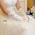 cheap Party Gloves-Elastic Satin Wrist Length Glove Bridal Gloves Winter Gloves With Floral