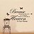 cheap Wall Stickers-Because Someone We Love Is In Heaven Wall Decal Zooyoo8128 Decorative Removable Vinyl Wall Sticker