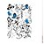 voordelige Muurstickers-Dieren / Botanisch / Cartoon Wall Stickers Vliegtuig Muurstickers Decoratieve Muurstickers,PVC Materiaal Verwijderbaar Huisdecoratie