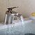 billige Klassisk-Baderom Sink Tappekran - Foss Nikkel Børstet Centersat Et Hull / Enkelt Håndtak Et HullBath Taps