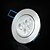 billiga Infällda LED-lampor-zdm 5st dimbar 3x2w högeffektlampa 500-550 lm led taklampor försänkta eftermonterad leds varm vit kall vit AC 110v / AC 220v