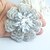 cheap Brooches-Wedding Accessories Silver-tone Clear Rhinestone Crystal Bridal Brooch Wedding Deco Wedding Brooch Bridal Bouquet