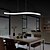 cheap Island Lights-UMEI™ 2.7 cm(1.1 Inch) LED Pendant Light Chrome Modern Contemporary 90-240V