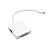 preiswerte DisplayPort-Kabel &amp; -Adapter-3 in 1 Mini Displayport Stecker auf HDMI-DVI (24 + 5) Displayport-Buchse Adapter-Kabel für Apple MacBook Pro MacBook Air