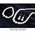 זול סטים של תכשיטים-בגדי ריקוד נשים פנינה סט תכשיטים נשים פנינה עגילים תכשיטים לבן עבור חתונה Party יומי קזו&#039;אל / שרשראות / צמיד