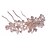 cheap Headpieces-Sunflowers Alloy Hair Combs With Imitation Pearl/Rhinestone Wedding/Party Headpiece