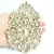 billige Brocher-kvinder tilbehør guld-tone topas rhinestone krystal blomst broche art deco krystal broche bouquet kvinder smykker