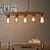 ieftine Sziget lámpák-1-Light 15(5.9&quot;) Candle Style Island Light Wood / Bamboo Wood / Bamboo Wood Modern Contemporary 110-120V / 220-240V