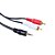 cheap Audio Cables-1.5m 3.5mm Mini Headphone Jack Stereo to 2 x RCA Phono Audio Cable