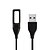 abordables Gadgets USB-usb portátil cable de carga para el Fitbit pulsera pulsera inalámbrica flex - negro (22,2cm)