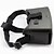 abordables Gafas de realidad virtual-Estuches de Gafas Plástico Transparente Gafas de Realidad Virtual VR Aviador