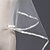 abordables Velos de novia-1 capa Con lazo Velos de Boda Hasta el codo con Corbata de Lazo 47,24 en el (120 cm) Tul / Oval