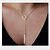 cheap Necklaces-Women&#039;s Statement Necklace Y Necklace Lariat Karma Necklace Circle Dainty Ladies Simple Fashion Alloy Golden Necklace Jewelry For Party Daily Casual