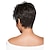 お買い得  人毛キャップレスウイッグ-人間の髪のブレンド かつら カール ショートヘアスタイル2020 ハレベリーヘアスタイル カール キャップレス パレスブロンド ライトオーバーン ダーク・ブルガンディー 8 インチ