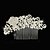 cheap Headpieces-Alloy Hair Combs 1 Wedding Special Occasion Headpiece