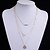 abordables Collier-Collier Multirang Femme Multirang Doré dames Style Simple Multicouches Écran couleur Colliers Tendance Bijoux pour