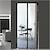 billiga Dörrgardiner-Färdigsydda Miljövänlig Door Panel gardiner draperier Två paneler 210cm * 100cm / Sovrum