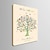 cheap Signature Frames &amp; Platters-E-HOME® Personalized Fingerprint Painting Canvas Prints -The Color of The Tree (Includes 12 Ink Colors)