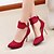 cheap Women&#039;s Heels-Women&#039;s Shoes Leatherette Spring / Summer Stiletto Heel Black / Red / Blue / Dress