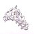 cheap Headpieces-Fashion Alloy/Net Hair Combs With Rhinestone Wedding/Party Headpiece