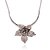 cheap Necklaces-Women&#039;s Cubic Zirconia Statement Necklace Origami Artisan Lotus everyday Cubic Zirconia Gold Silver Necklace Jewelry For Party