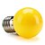 billige Lyspærer-5 stk. Farget e27 1w energibesparende 6 ledet pærer globe lampe diy hvit grønn gul blå rød farge lyse ac220-240v