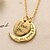 cheap Necklaces-Women&#039;s Couple&#039;s Necklace Y Necklace Heart Flower Alloy Gold Silver Necklace Jewelry For Birthday Party / Evening Gift