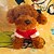Недорогие Новый дизайн-Собака Толстовки Зима Одежда для собак Белый / Красный Костюм Терилен Рождество XXS XS S M L