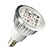 olcso Izzók-6W E14 LED szpotlámpák 4 Nagyteljesítményű LED 530-580 lm Meleg fehér AC 100-240 V 10 db.