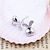 cheap Earrings-Women&#039;s Stud Earrings Ladies Sterling Silver Silver Earrings Jewelry White For Party Casual Daily
