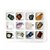 cheap Necklaces-Beadia 24pcs Mixed Color Natural Gemstone Charm Pendant Beads Assorted Irregular Shape Stone Fit Pendant Necklaces