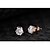 cheap Earrings-Crystal Classic Vintage Party Work Casual Birthstones Cubic Zirconia Imitation Diamond Earrings Jewelry 5# / Rose Gold / Silver For 2pcs