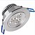 abordables Luces LED empotradas-zdm 1pc regulable 3x2w de alta potencia lámpara led 500-550 lm llevó luces de techo empotrados retroajustes leds blanco cálido blanco frío ac 110v ac 220v