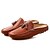 cheap Men&#039;s Clogs &amp; Mules-Men&#039;s Comfort Shoes Spring / Summer Casual Clogs &amp; Mules Leather White / Black / Blue / Tassel / Tassel