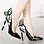 Χαμηλού Κόστους Γυναικεία Τακούνια-Γυναικείο Παπούτσια Δερματίνη Άνοιξη Καλοκαίρι Φθινόπωρο Τακούνι Στιλέτο Για Φόρεμα Μαύρο Κίτρινο