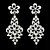 cheap Earrings-Women&#039;s AAA Cubic Zirconia Drop Earrings Birthstones Zircon Cubic Zirconia Earrings Jewelry White For Wedding Party / Crystal