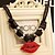 cheap Necklaces-New Arrival Fashionla Popular Rhinestone Lip Necklace