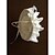 baratos Impressões e Presentes Personalizados-Flower Basket Satin / Rattan 8 3/5&quot; (22 cm) Faux Pearl / Ribbons / Rattan 1 pcs