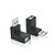 preiswerte USB-Kabel-USB-2.0-Stecker Typ A auf Buchse Typ A USB-90 ° abgewinkelte Koppler Adapteranschluss