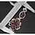 cheap Earrings-Lady&#039;s Purple Crystal Zircon Chandelier Drop Earrings for Wedding Party Jewelry